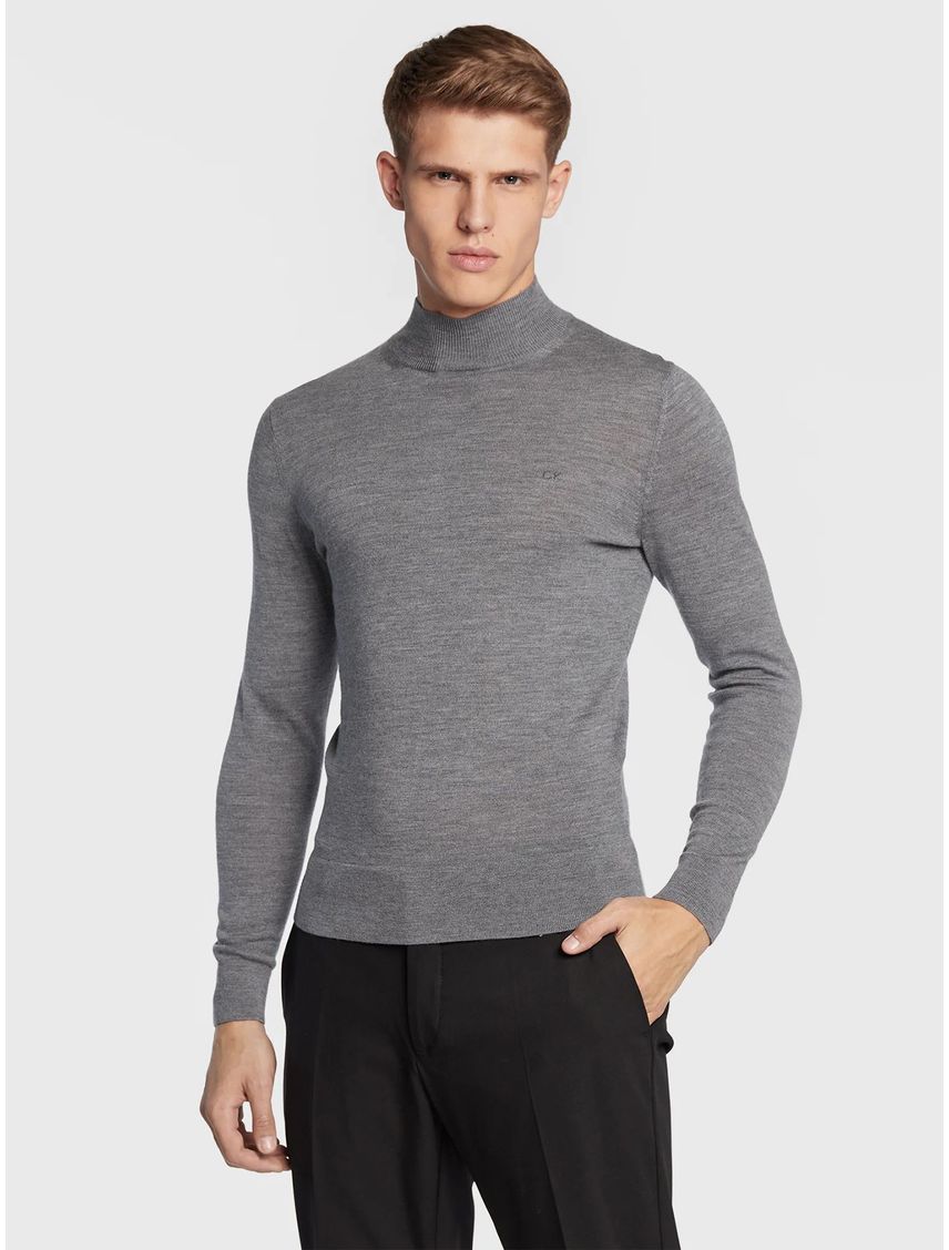 Sweater Cuello Alto Merino Mock