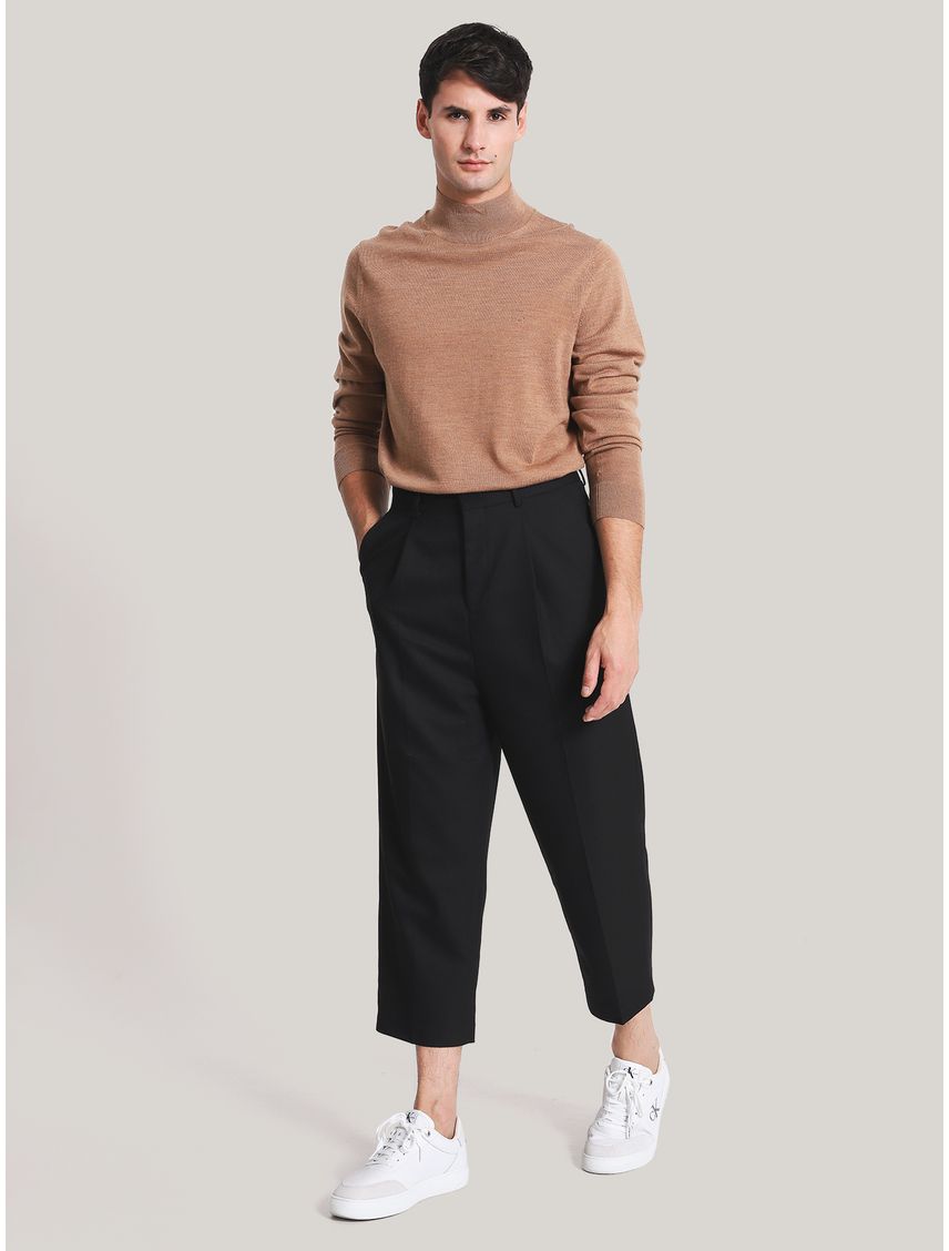Sweater Cuello Alto Merino Mock