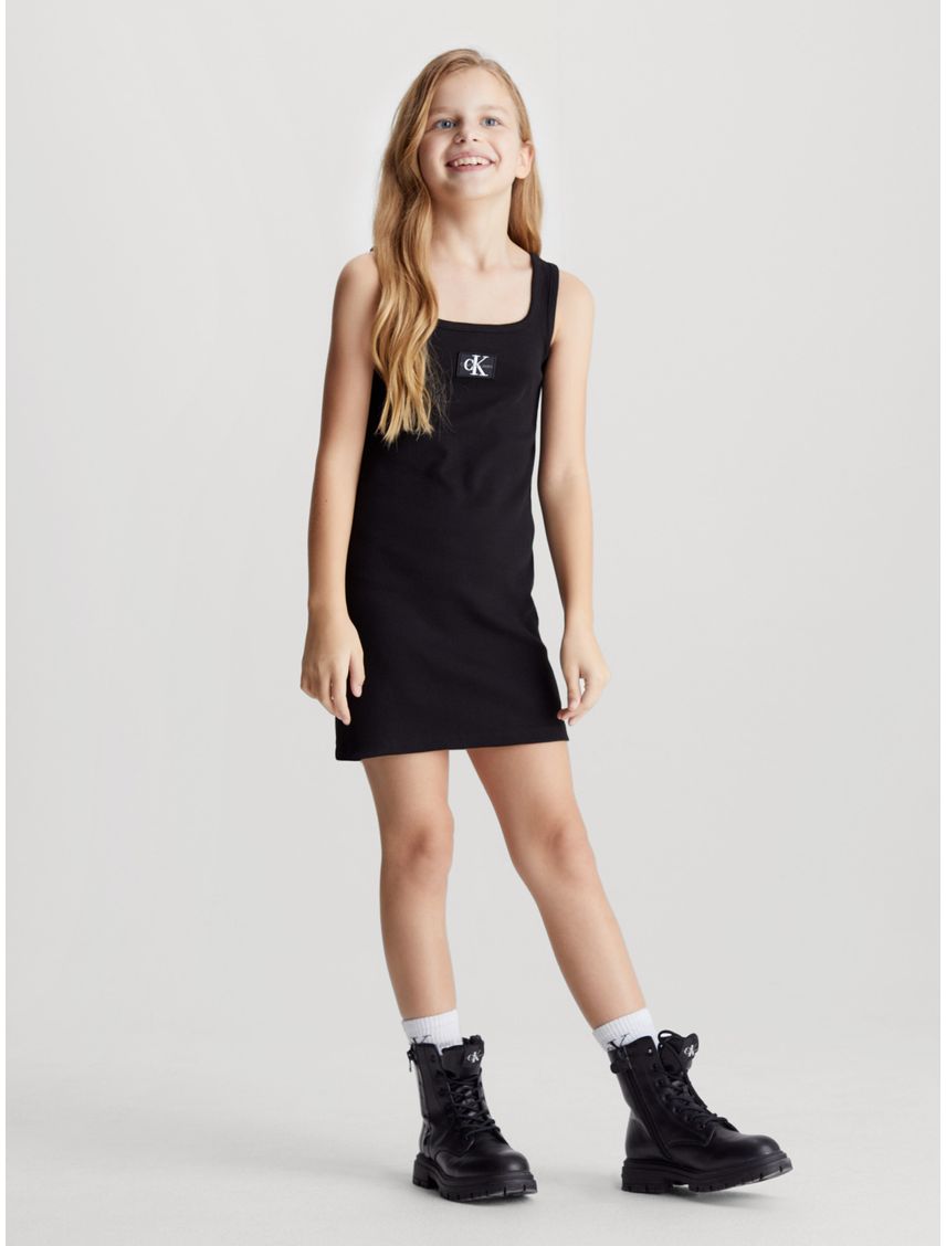 Vestido Niña Rib Bagde