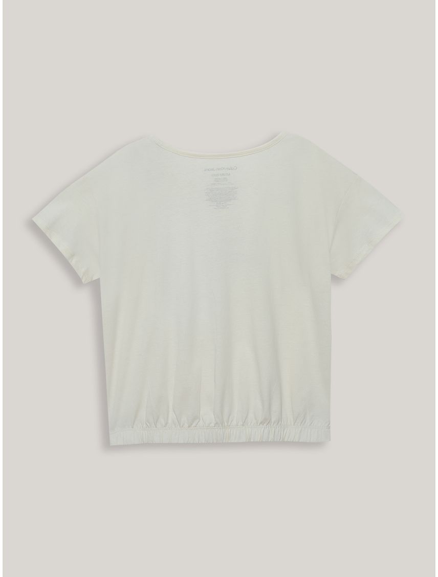 Polera Niña Colorblock Sequin