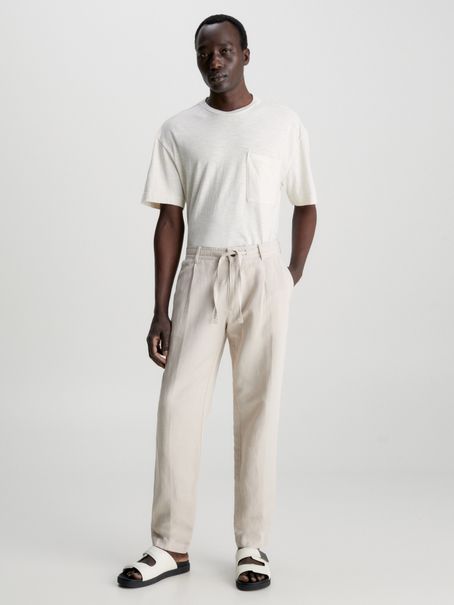 Polera Pocket  Linen Blend
