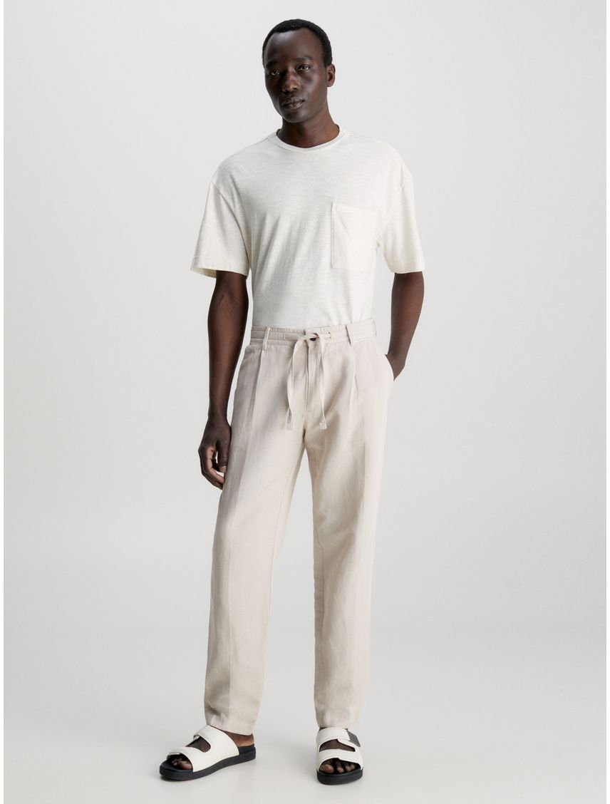 Polera Pocket  Linen Blend