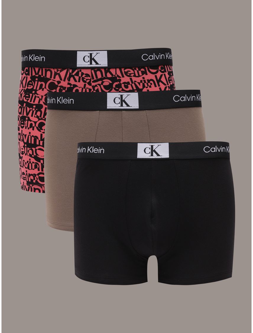Pack 3 Bóxers Low Rise Trunk CK96