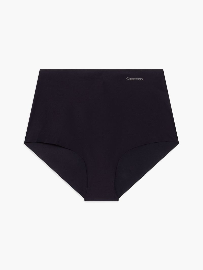 Calzon-Calvin-Klein-de-tiro-o-en-color-negro-diseño-sin-costuras-con-logo-pequeño-en-la-esquina.
