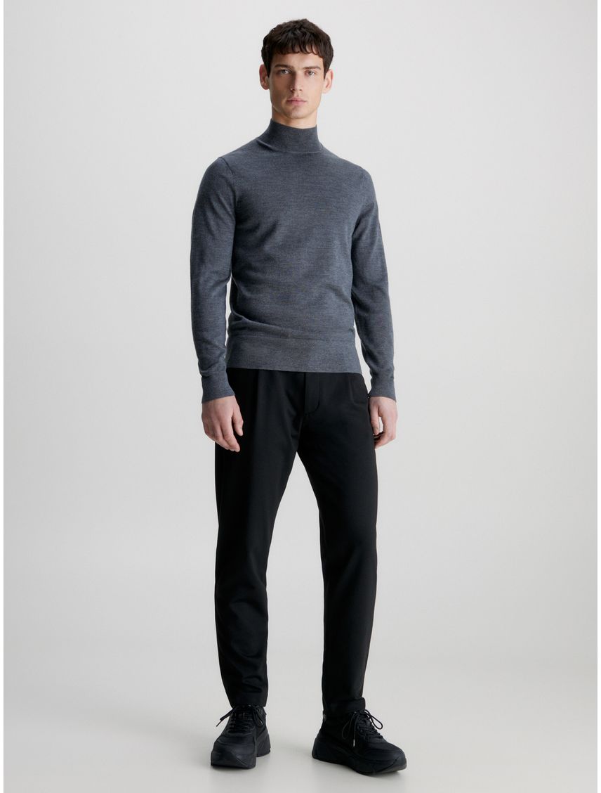 Sweater Cuello Alto Merino Mock