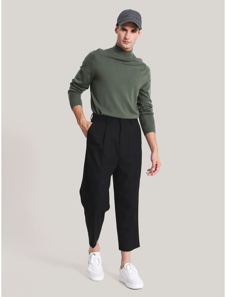 Sweater Cuello Alto Merino Mock