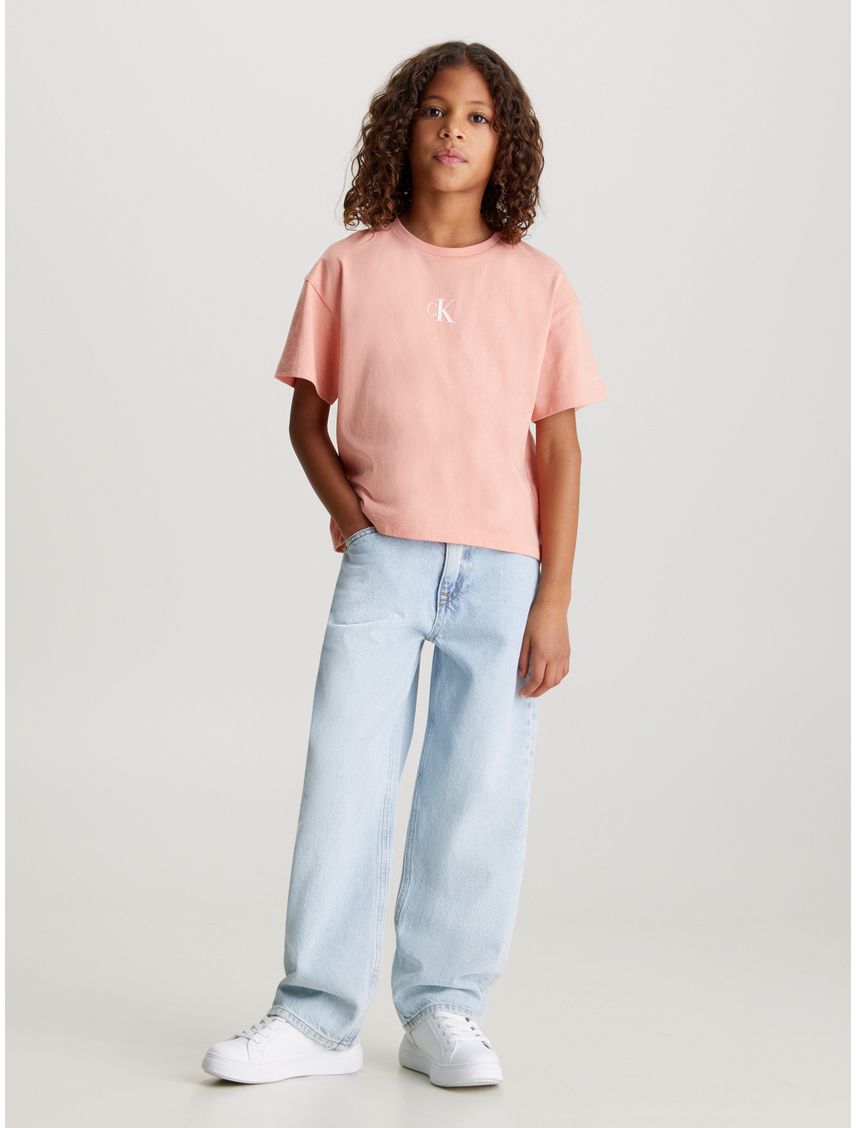 Polera Niña Ck Logo Boxy