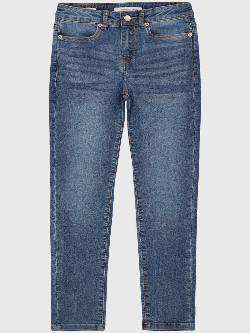 Jeans-azules-Calvin-Klein-de-corte-ajustado