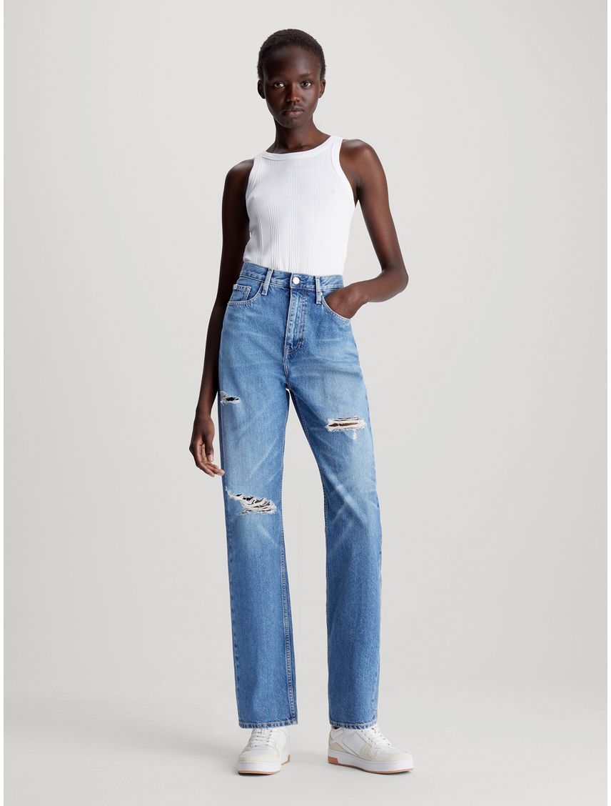 Jeans High Rise Straight