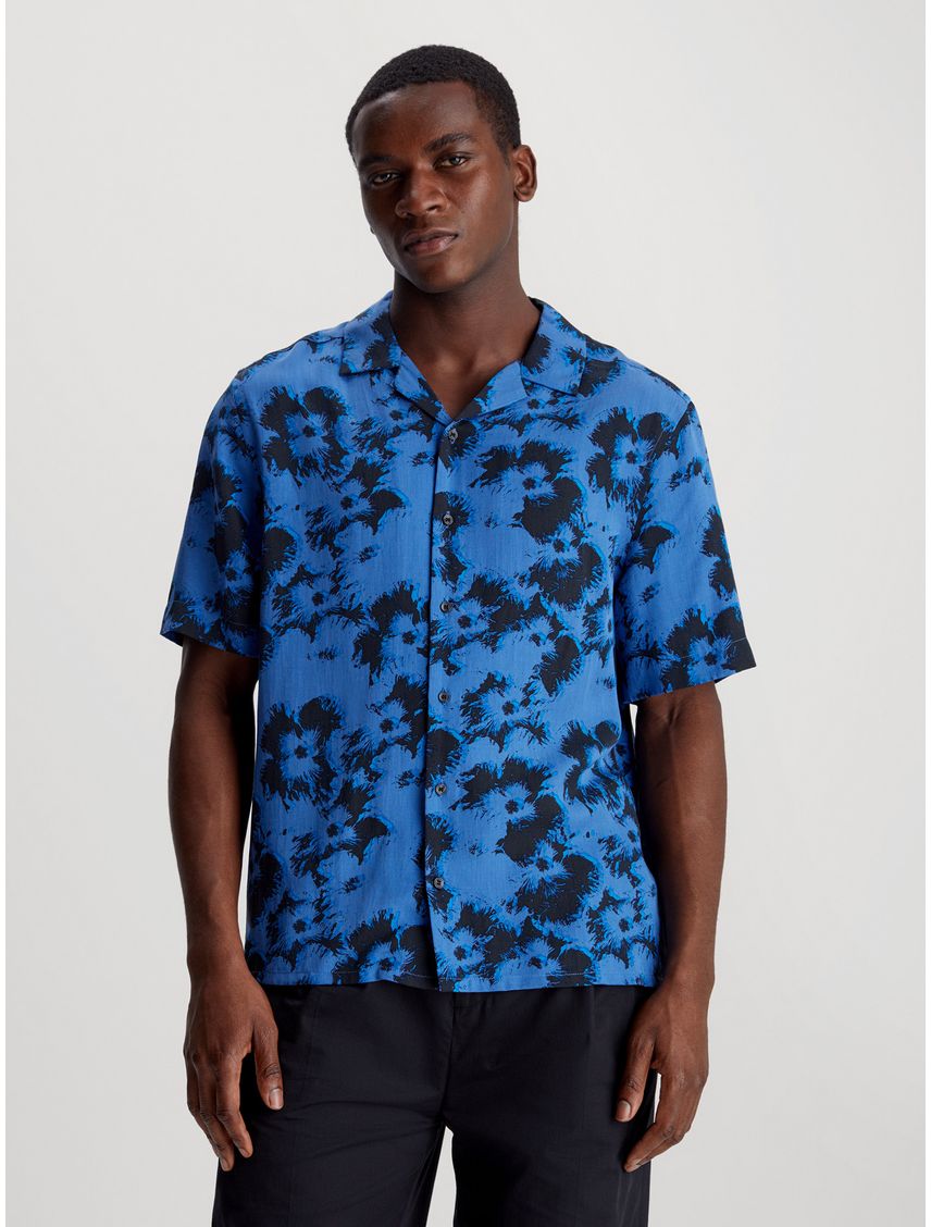 Camisa Viscose Flower