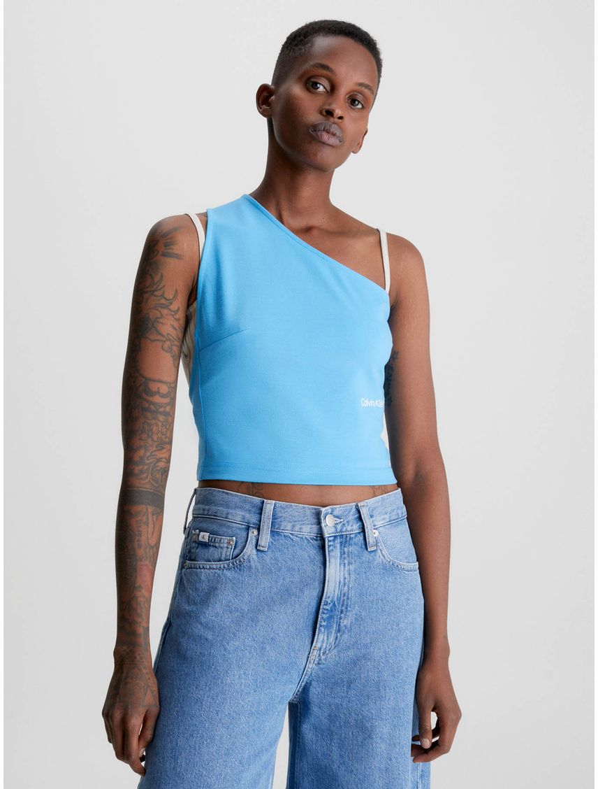 Celeste Mujer Poleras