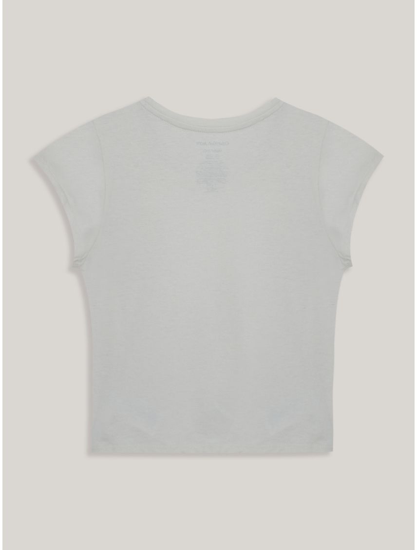 Polera Niña Split Monogram Sequin
