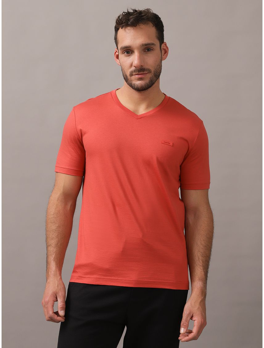 Polera Smooth Cotton V-Neck