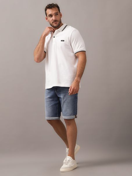 Polo Stretch Metal Button