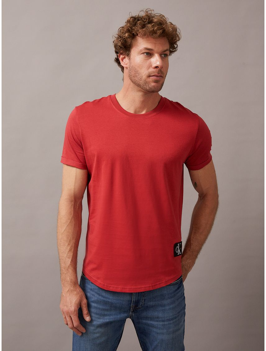 Polera Badge Turn Up Sleeve