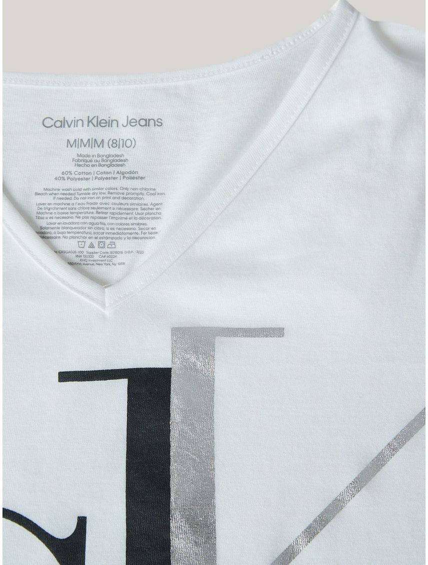 Polera Niña Split Monogram