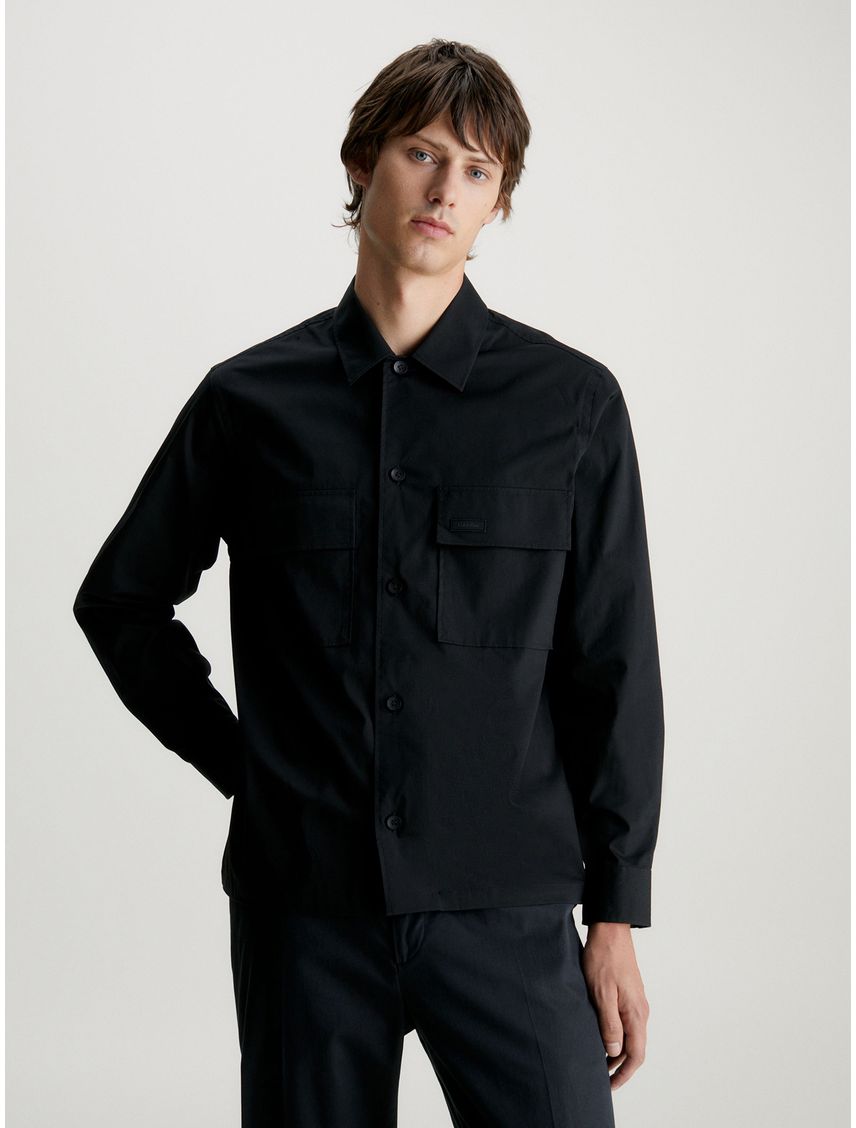 Camisa Elástica Boxy de Popelín