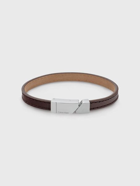 Pulsera de Cuero Asymmetric Tag
