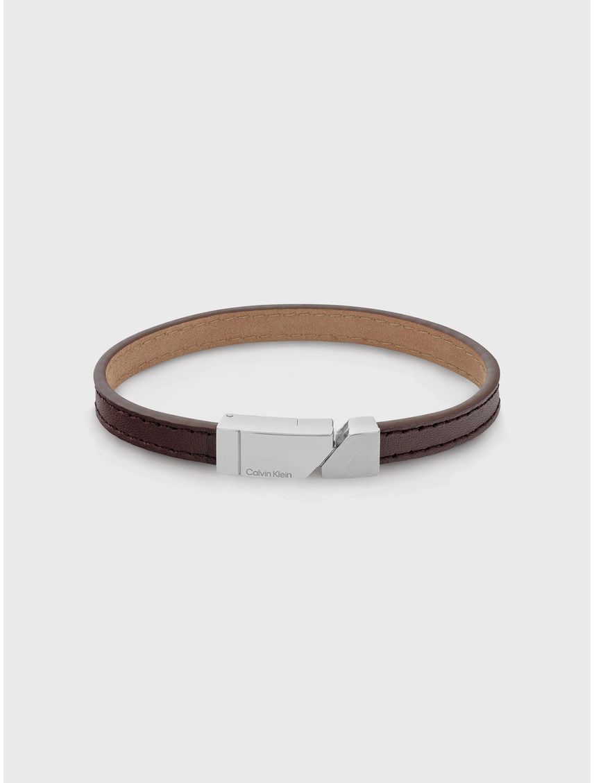 Pulsera de Cuero Asymmetric Tag