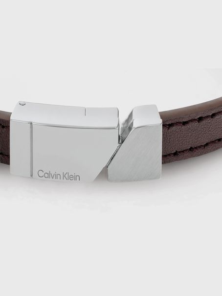 Pulsera de Cuero Asymmetric Tag