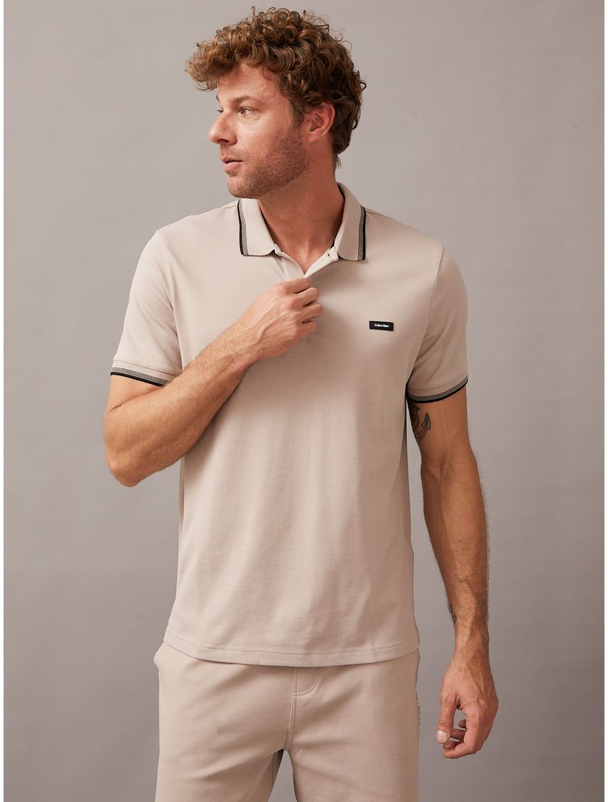 Polo Stretch Metal Button