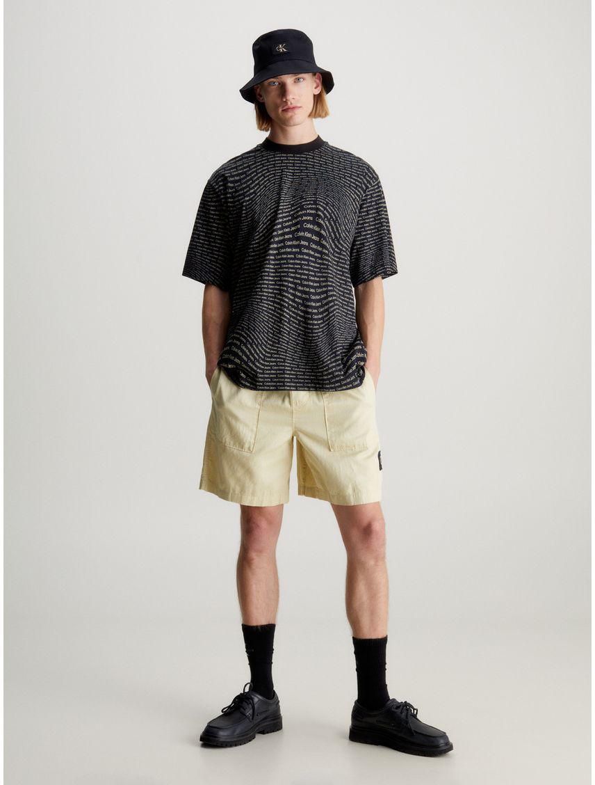 Polera Warp Logo Aop