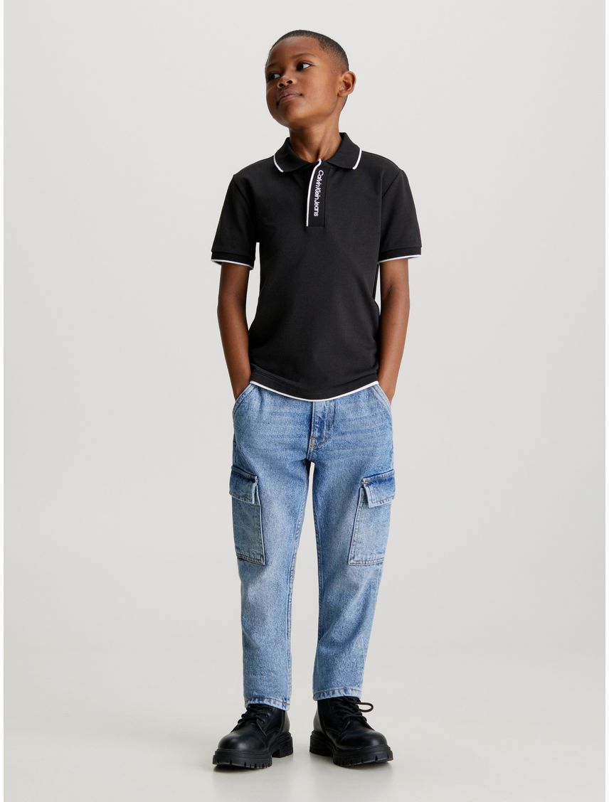 Polo Niño Intarsia