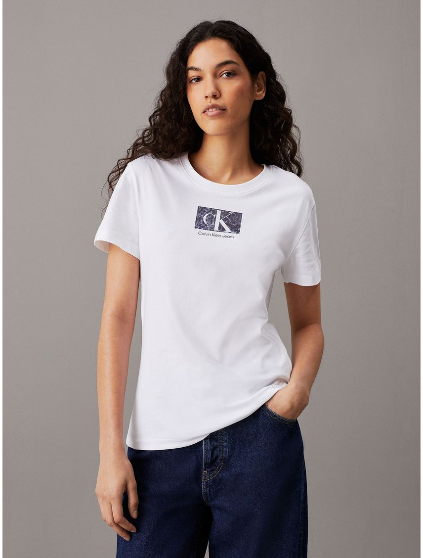 Polera Printed Box Slim