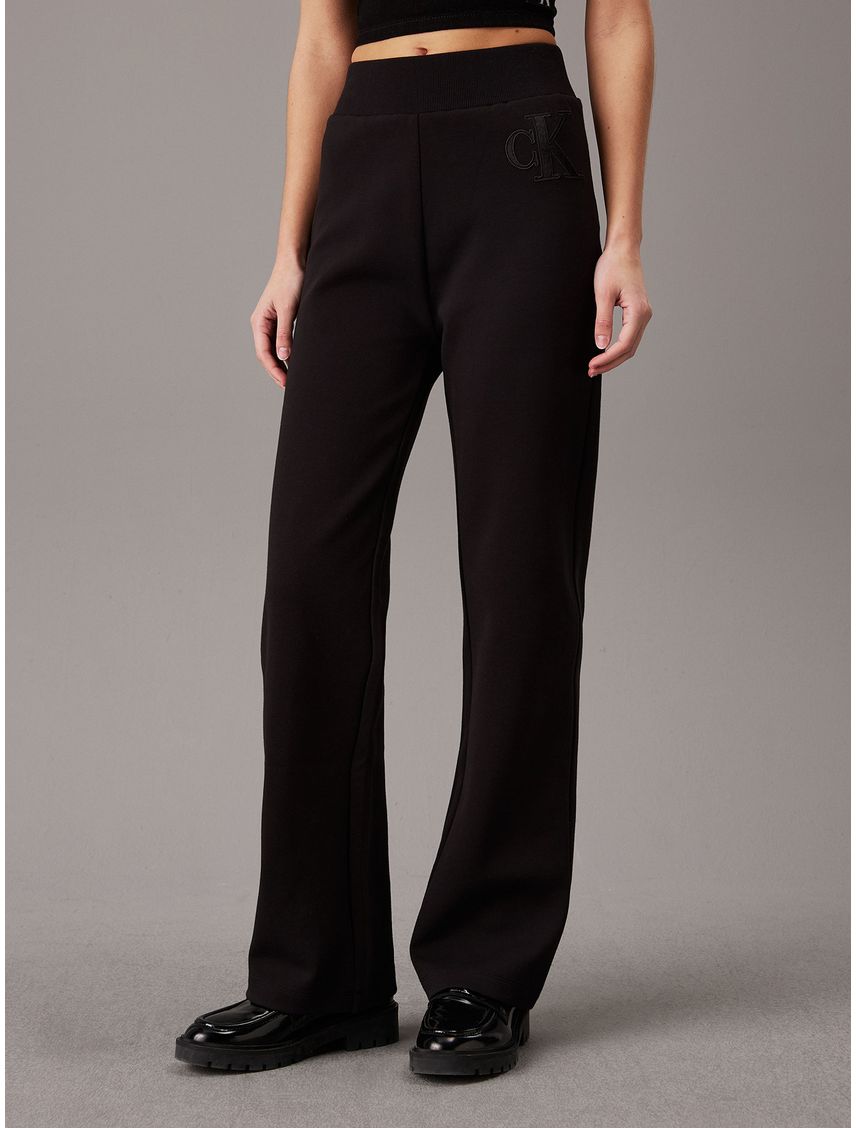 Pantalon Satin Applique Jog