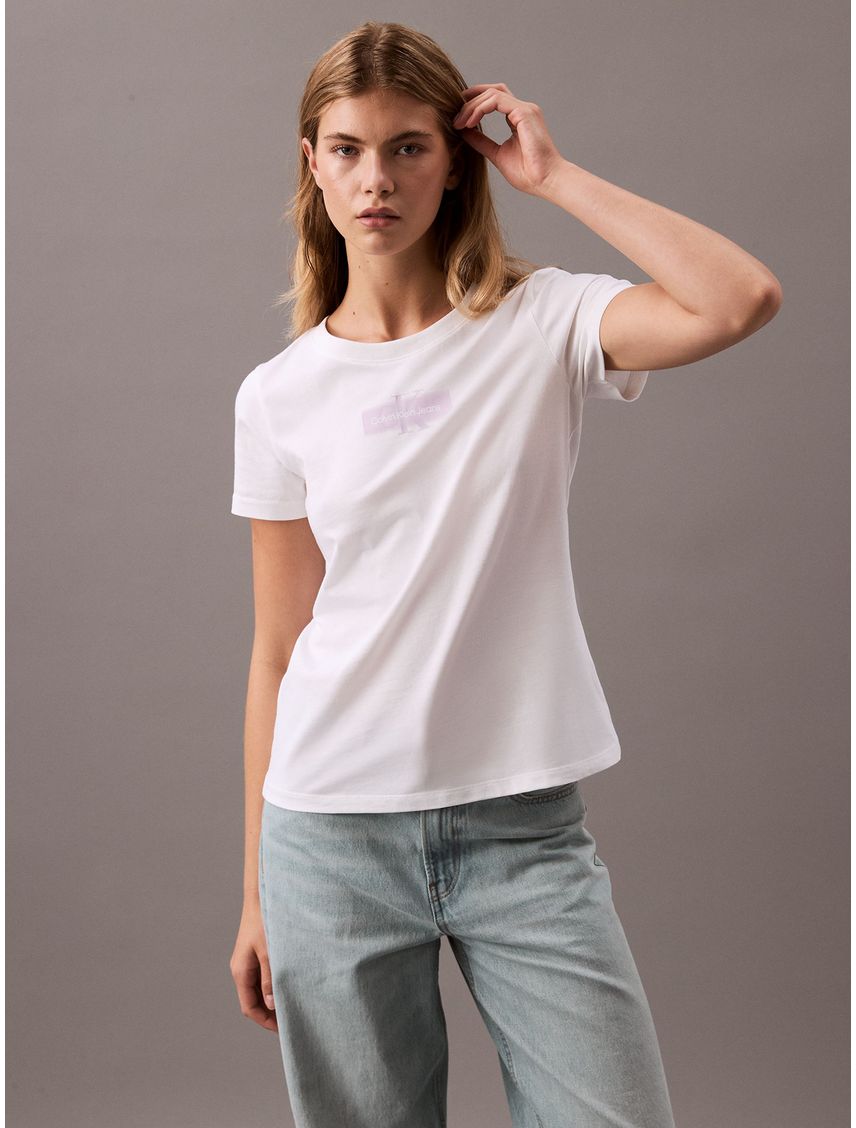 Polera Faded Monologo Slim