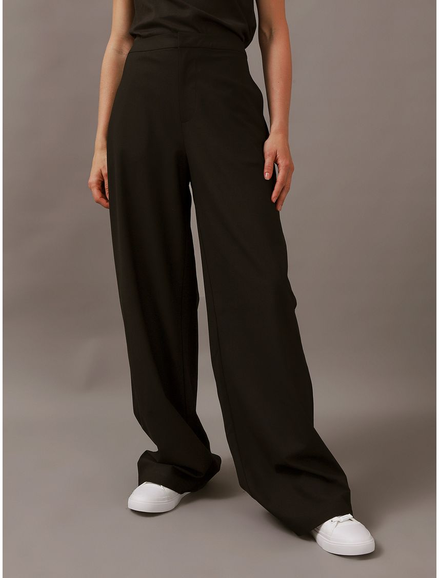 Pantalon Wide Leg Knit
