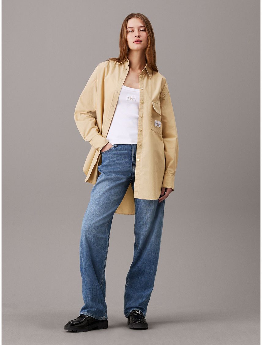 Camisa Long Cotton Utility