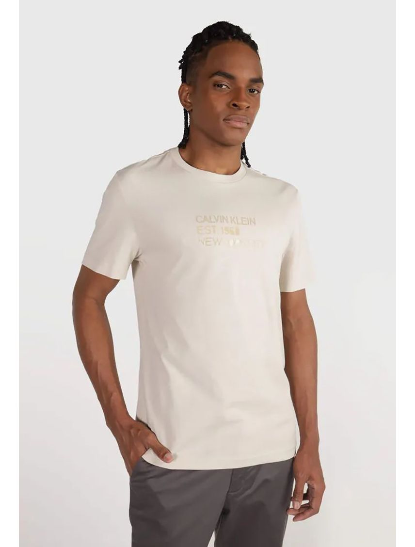 Polera Mixed Print Stencil