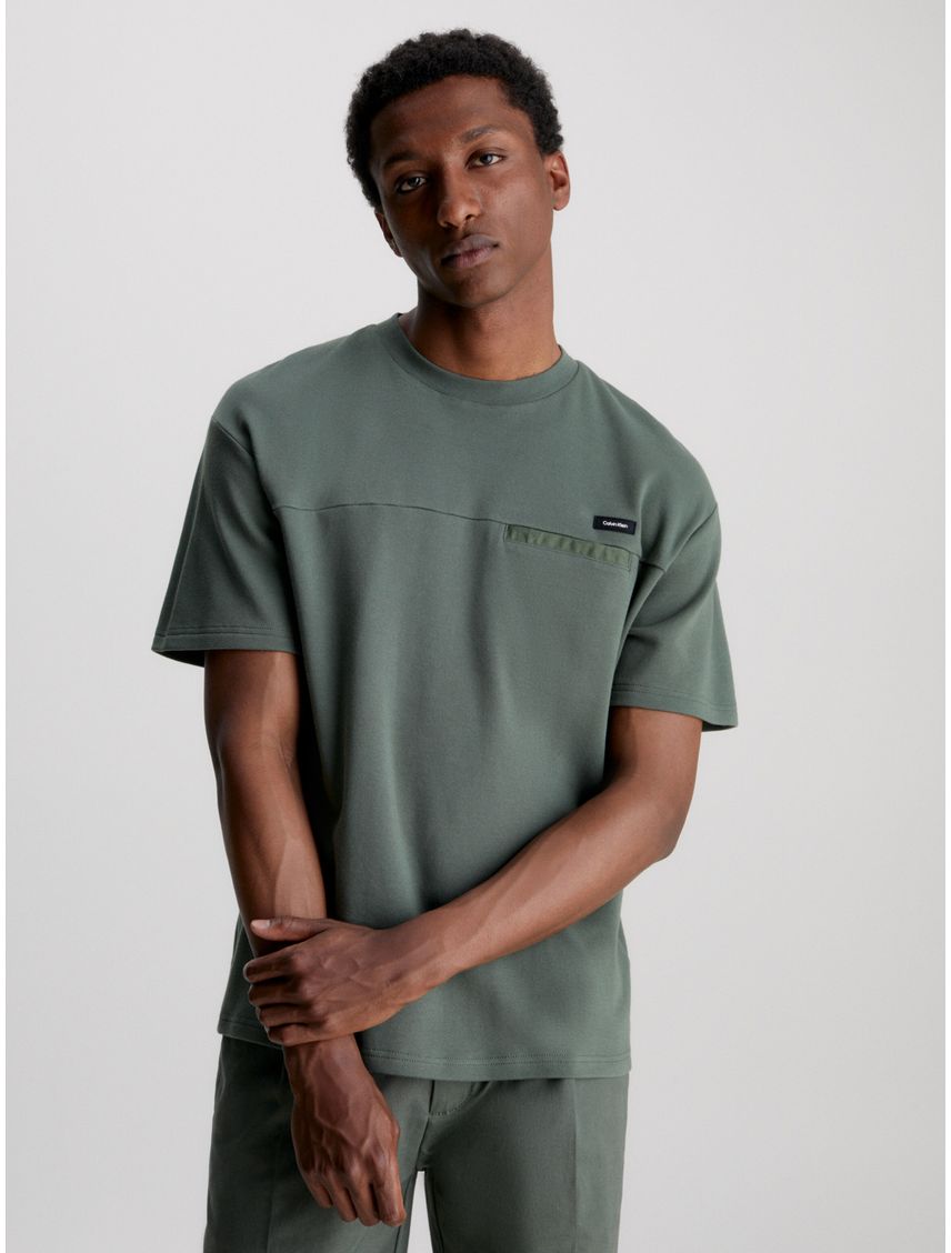 Polera Mix Media Interlock