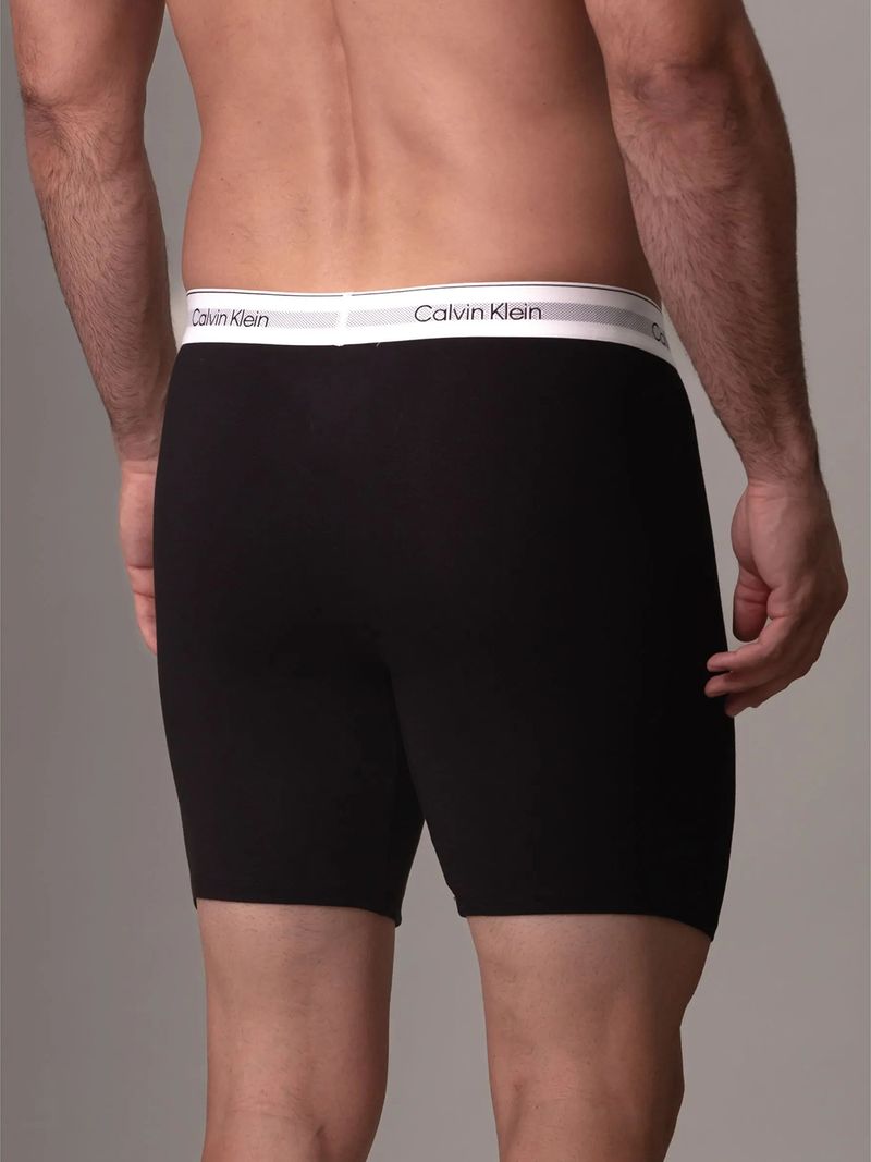 Set-de-tres-boxers-negros-Calvin-Klein-con-pretina-blanca