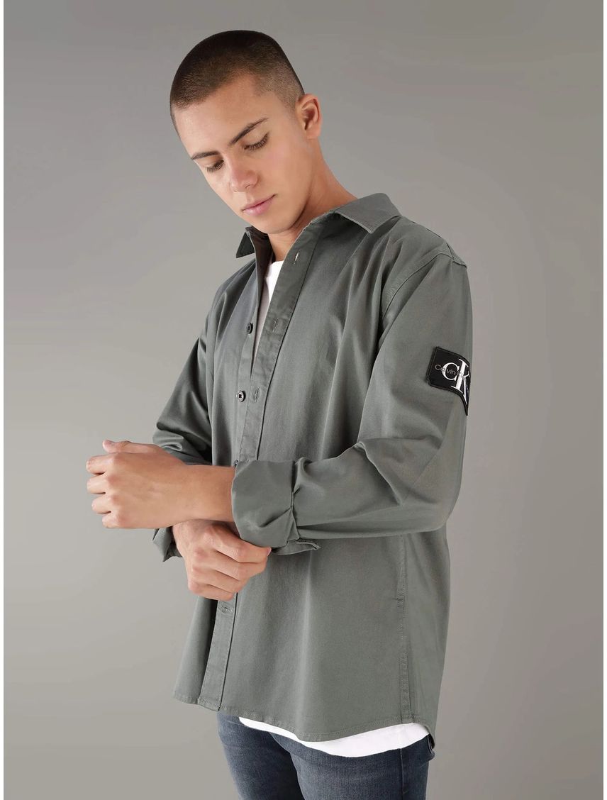 Camisa Monologo Badge Relaxed