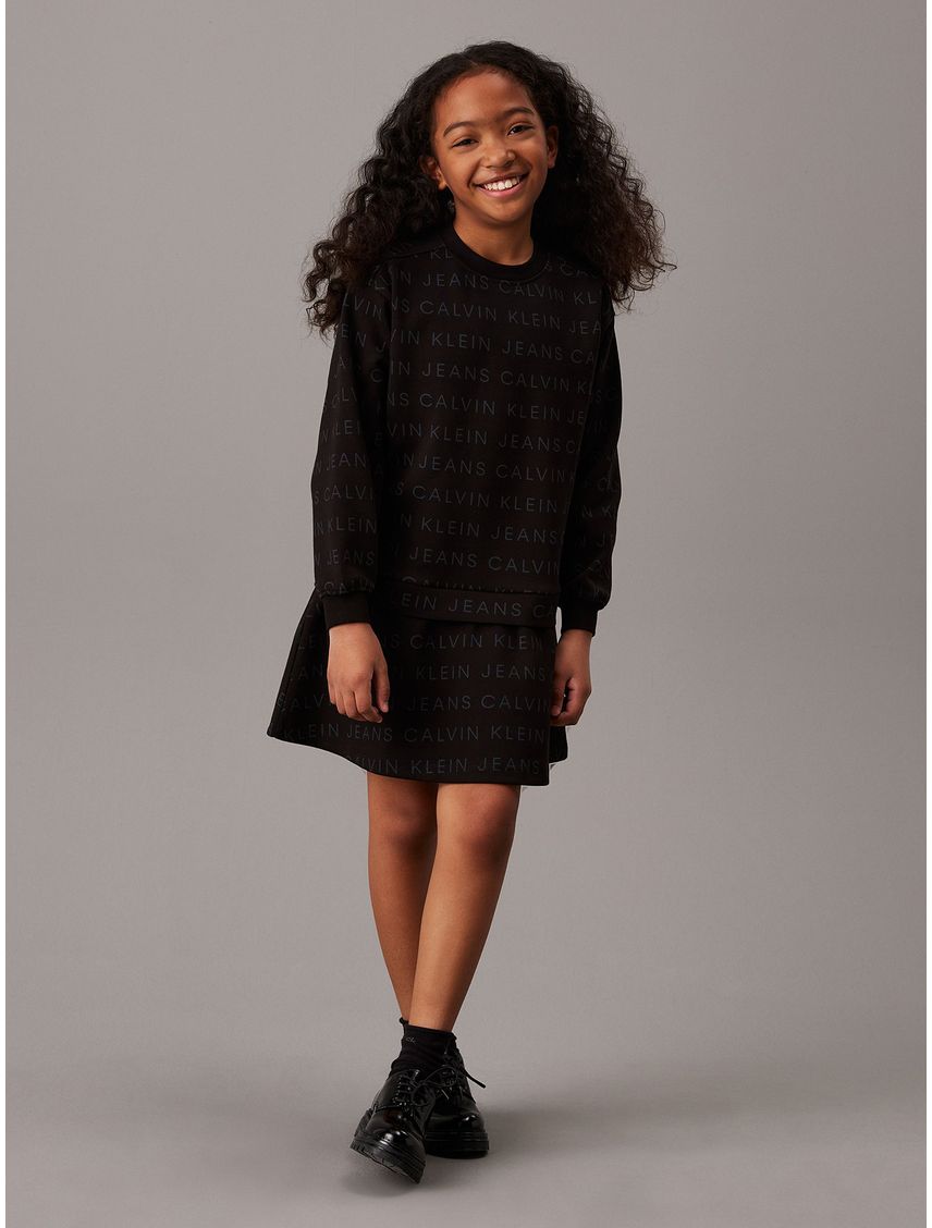 Vestido Niña Logo Fleece