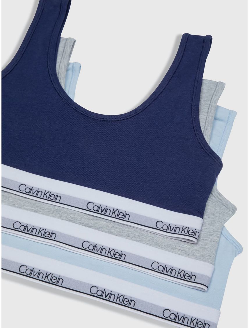 Pack 3 Bralette Niña Modern Cotton