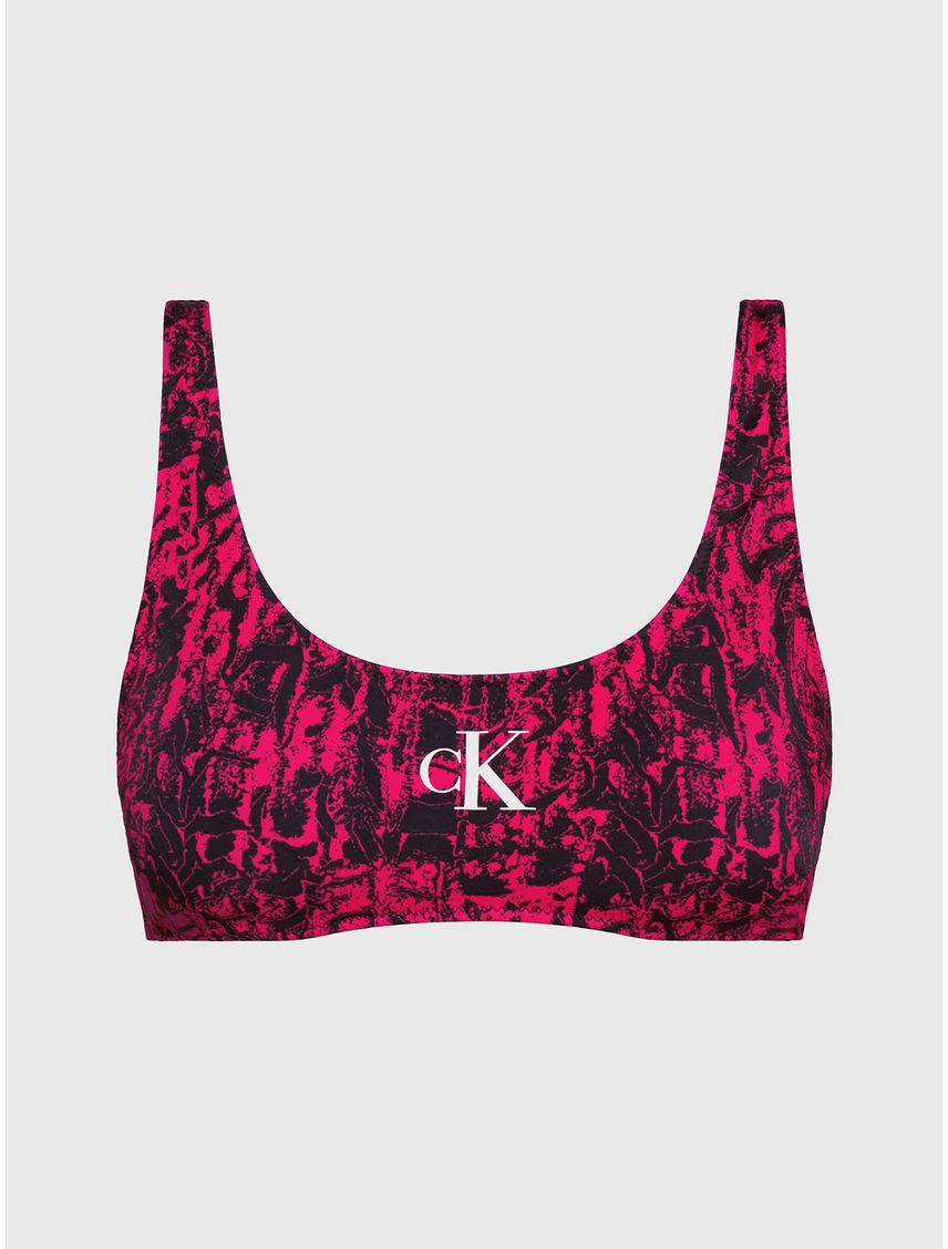 Parte Superior de Bikini CK Monogram