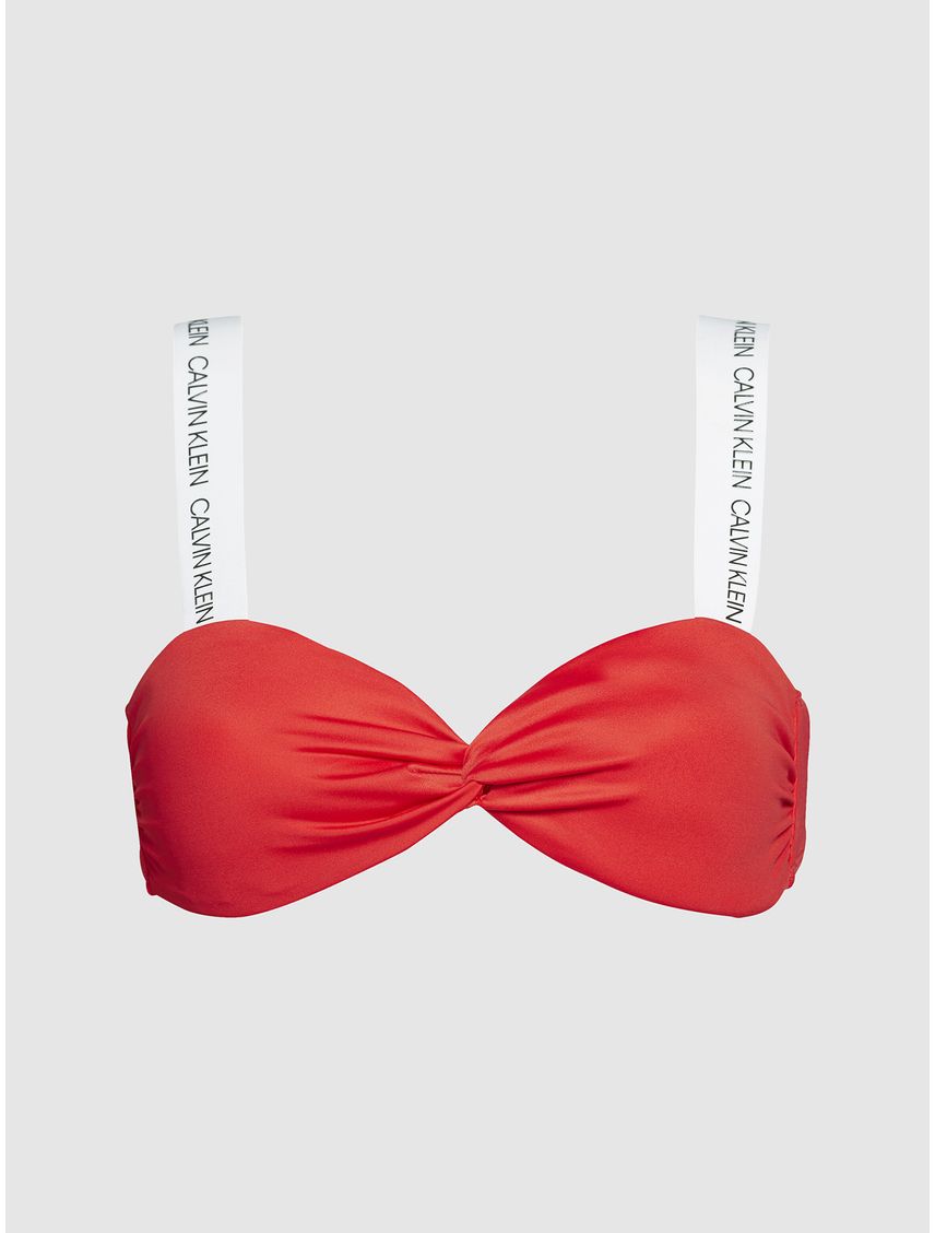 Parte Superior de Bikini Twist Bandeau
