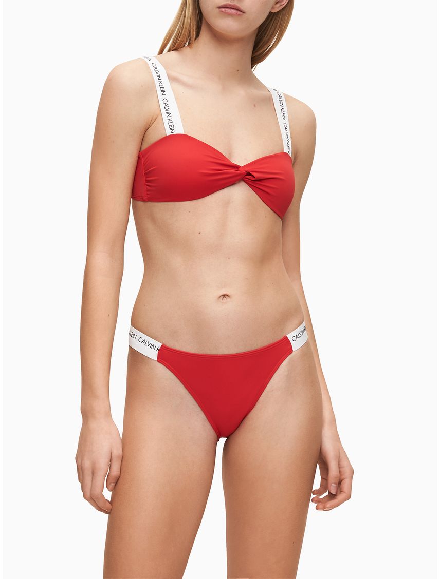 Parte Superior de Bikini Twist Bandeau