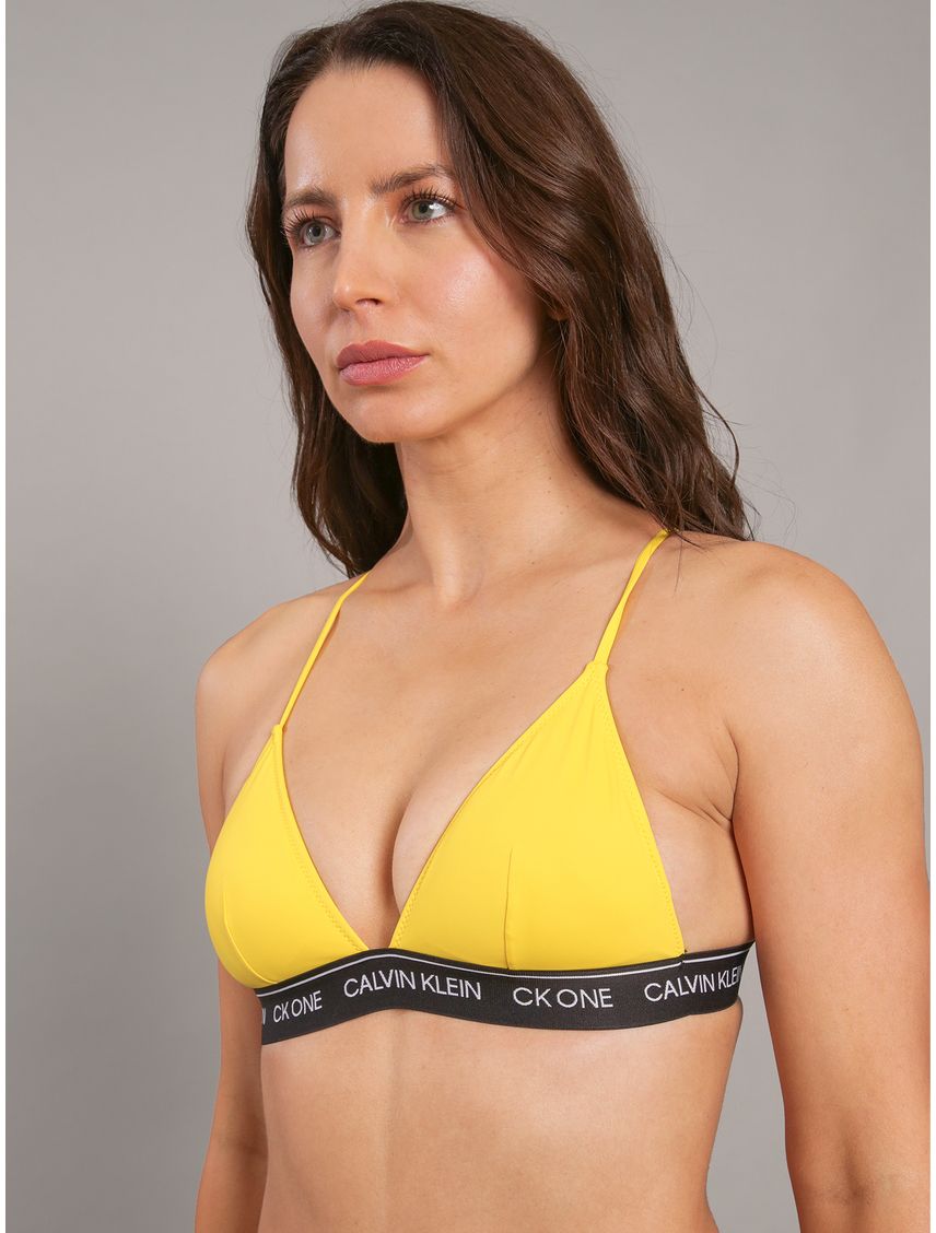 Parte Superior de Bikini Triangular CK One