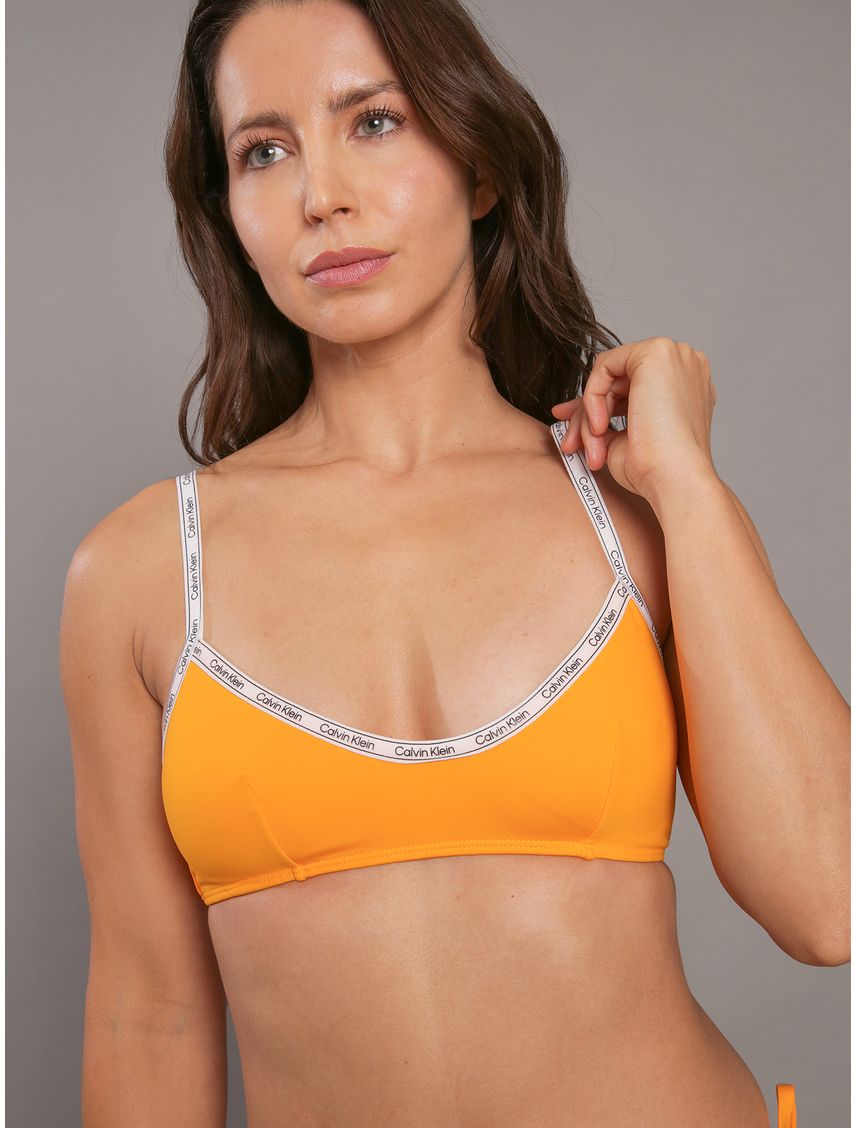 Parte Superior de Bikini Logo Tape
