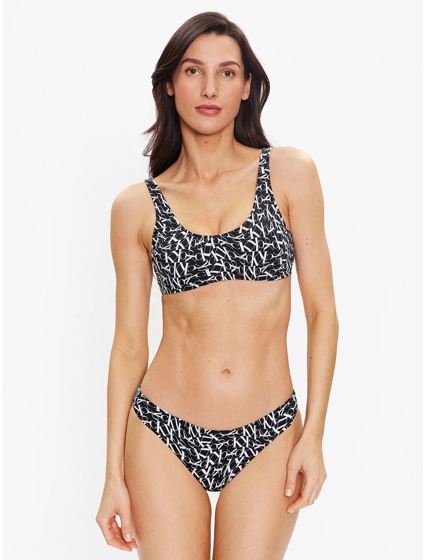Parte Superior de Bikini CK Monogram