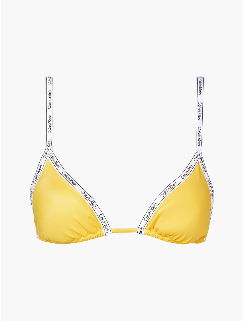 Parte Superior de Bikini Triangular Logo Tape - TALLA:M