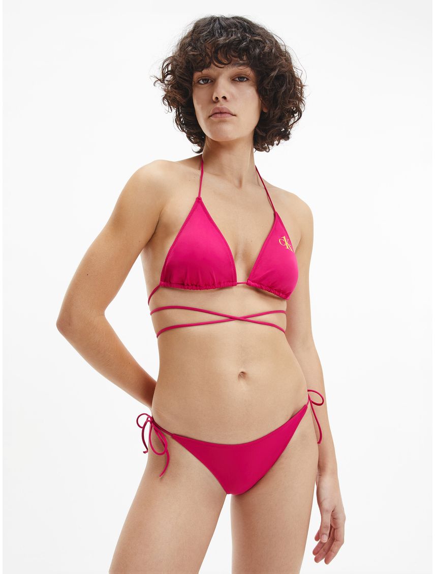 Parte Superior de Bikini Triangular CK One - TALLA:M