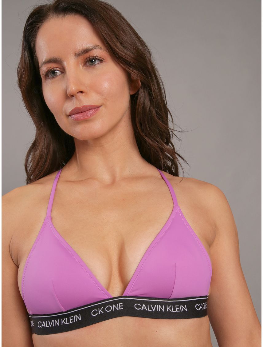 Parte Superior de Bikini Triangular CK One