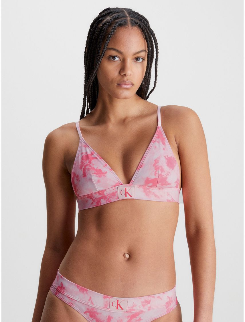 Parte Superior de Bikini Triangular CK Authentic