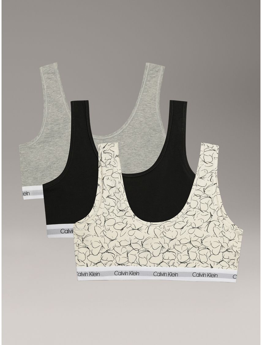 Pack de 3 Bralettes Modern Cotton para Niña