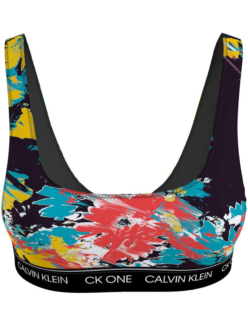 Top Bikini Ck One Print